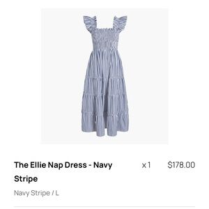 Hill House Navy Stripe Ellie Nap Dress